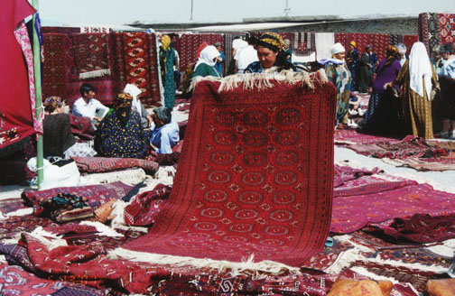 تاریخچه فرش ترکمن